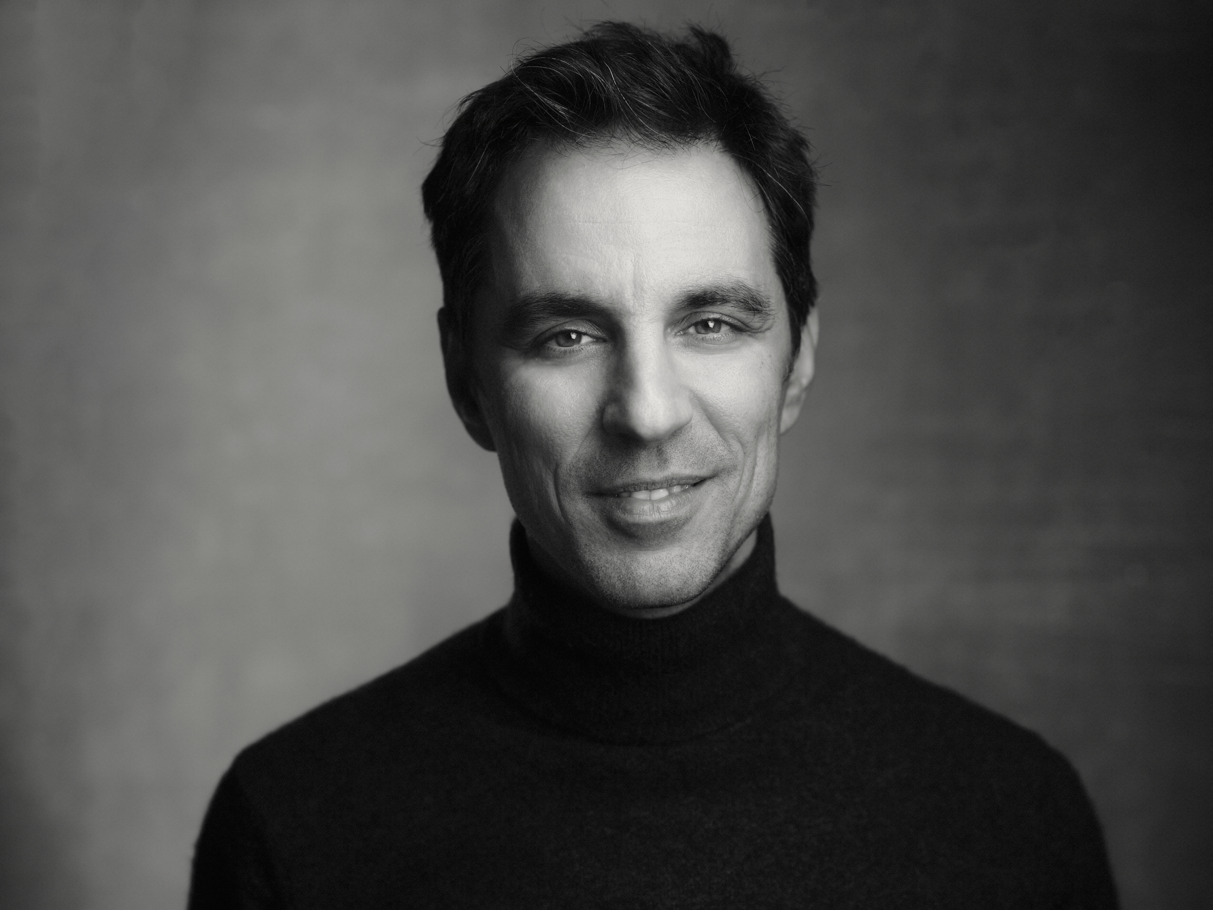 Headshot of Kalin Tabov in black and white
